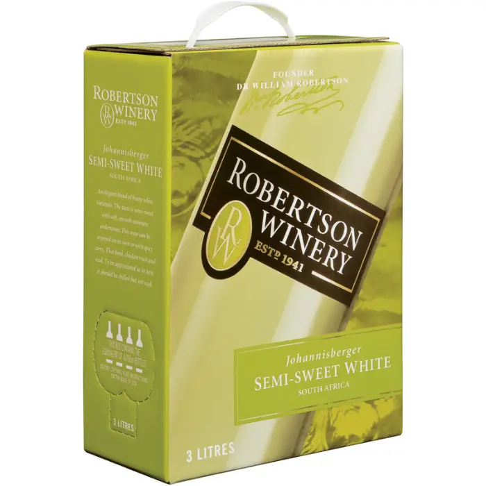 Picture of ROBERTSON JOHANNISBERGER WHITE 3000ML x 4