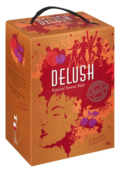 Picture of DELUSH N/S RED 5000ML x 4