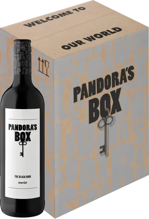 Picture of PANDORAS BOX BLACK BIRD MERLOT 750ML x 6