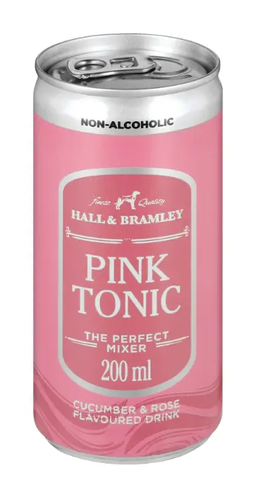 Picture of HALL & BRAMLEY CAN PINK TONIC 200ML