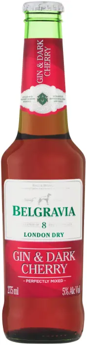 Picture of BELGRAVIA FLAVOURS  GIN+DARK CHERRY 275ML