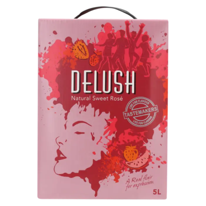 Picture of DELUSH N/S ROSE 5000ML x 4