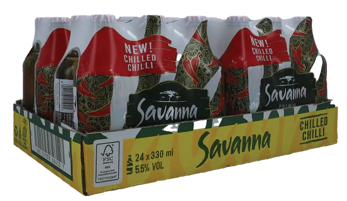 Picture of SAVANNA CHILLED CHILLI NRB 330ML x 24