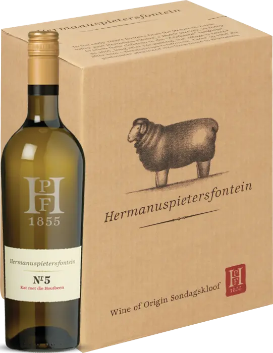 Picture of HERMANUSPIETERSFONTEIN KAT MET DIE HOUT BEEN SAUV BLANC 750ML x 6