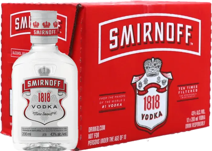 Picture of SMIRNOFF 1818 VODKA 200ML x 48