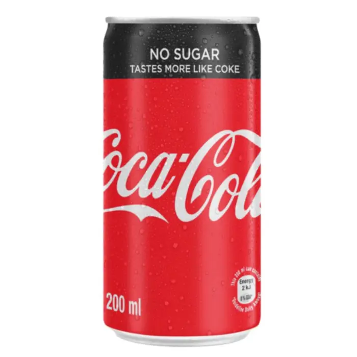 Picture of MIN CAN N/S COKE ZERO 200ML