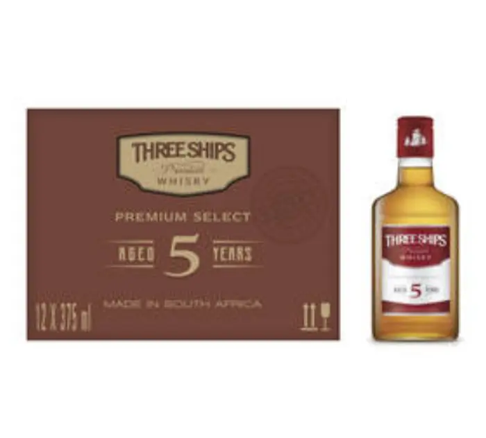 Picture of THREE SHIPS 5 YR 200ML x 12