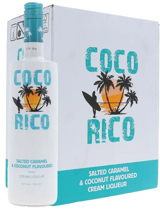 Picture of COCO RICO SALTED CARAMEL & COCONUT 750ML x 6