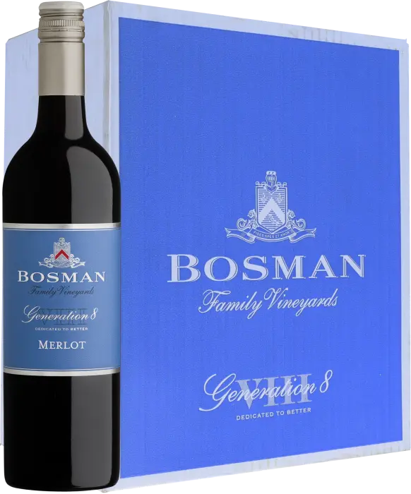 Picture of BOSMAN GENERATION 8 MERLOT 750ML x 6