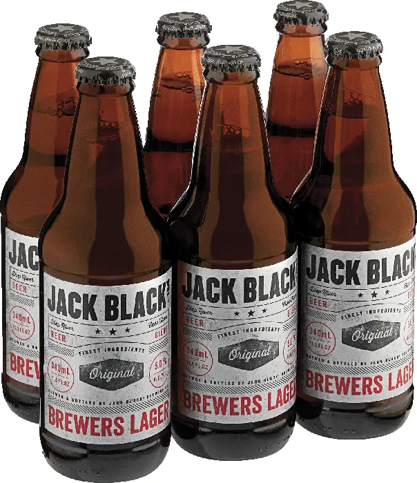 Picture of JACK BLACK LAGER NRB 330ML x 6