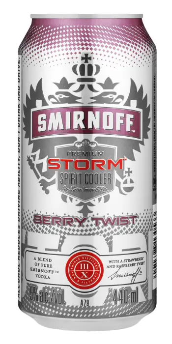 Picture of SMIRNOFF STORM CAN BERRY TWIST 440ML