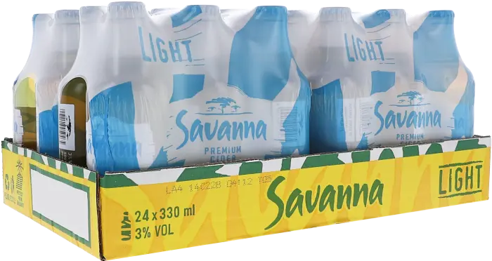 Picture of SAVANNA LIGHT NRB 330ML x 24