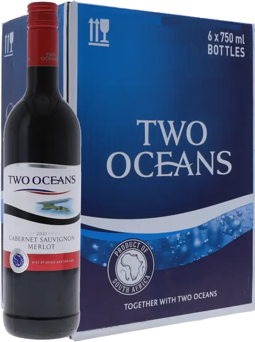 Picture of TWO OCEANS CABERNET SAUVIGNON MERLOT 750ML x 6