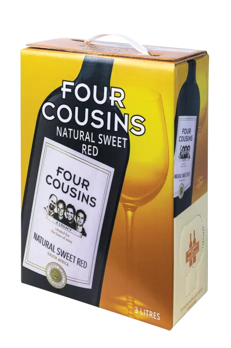 Picture of FOUR COUSINS SWEET RED 3000ML x 4