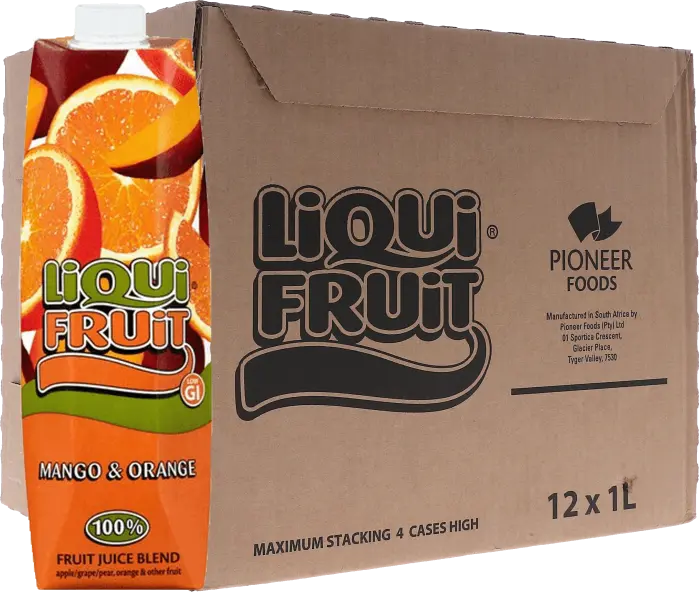 Picture of LIQUI FRUIT CARTON MANGO ORANGE 1000ML x 12