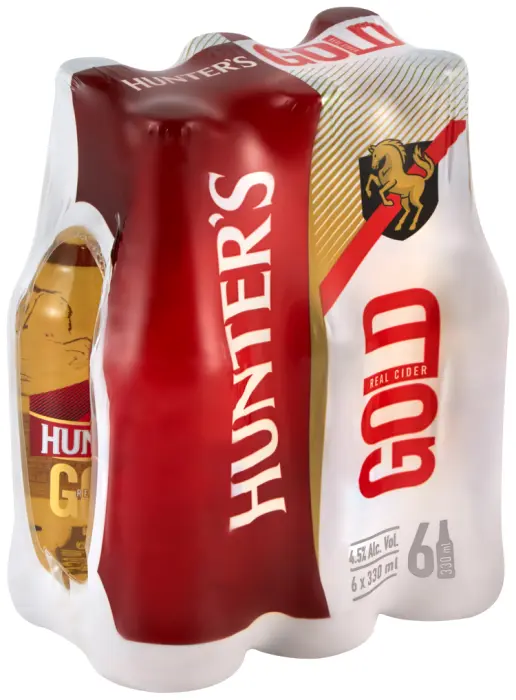 Picture of HUNTERS GOLD NRB 330ML x 6