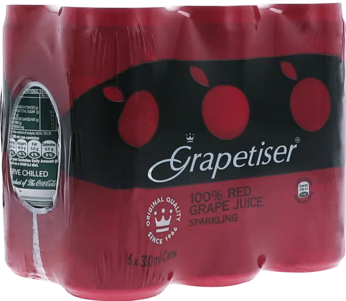 Picture of GRAPETISER CAN RED 330ML x 6