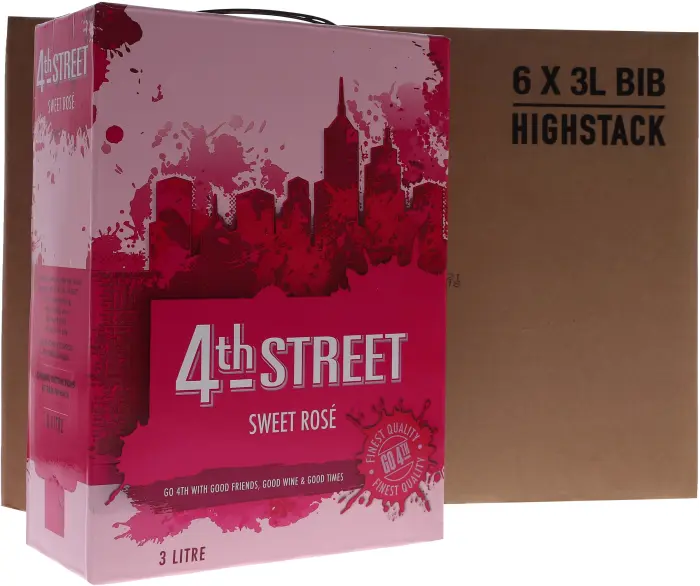 Picture of 4TH STREET NATURAL SWEET ROSE 3000ML x 6