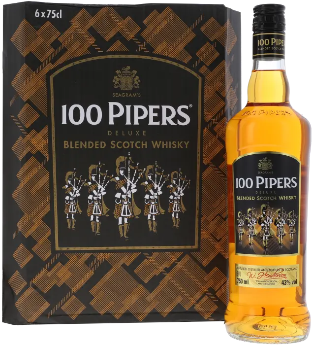 Picture of 100 PIPERS WHISKYS 750ML x 6