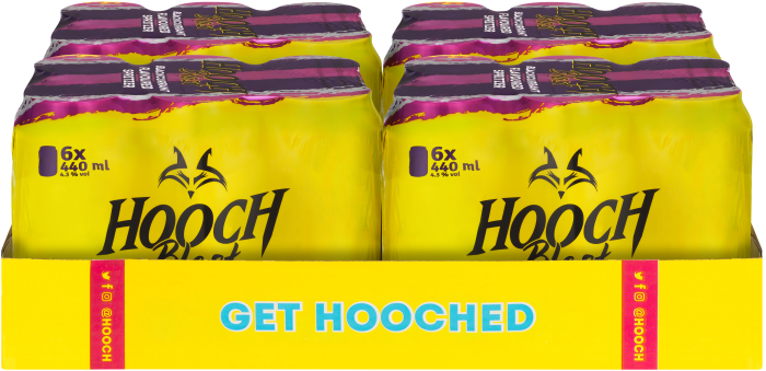 Picture of HOOCH BLAST BLACKCURRANT CAN 440ML x 24