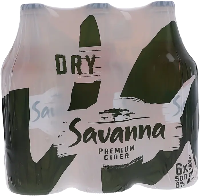 Picture of SAVANNA HALF LITRE 500ML x 6