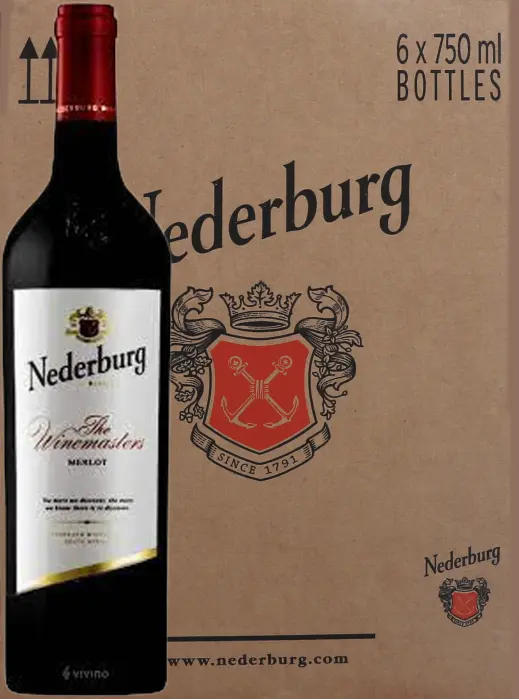 Picture of NEDERBURG WINEMASTERS MERLOT 750ML x 6