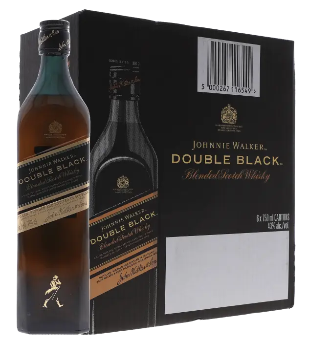 Picture of JOHNNIE WALKER DOUBLE BLACK 750ML x 6