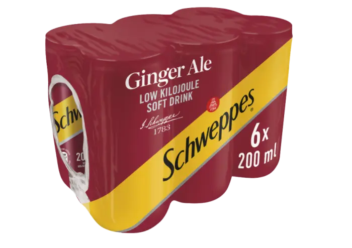 Picture of MIN CAN SCH GINGER ALE 200ML x 6