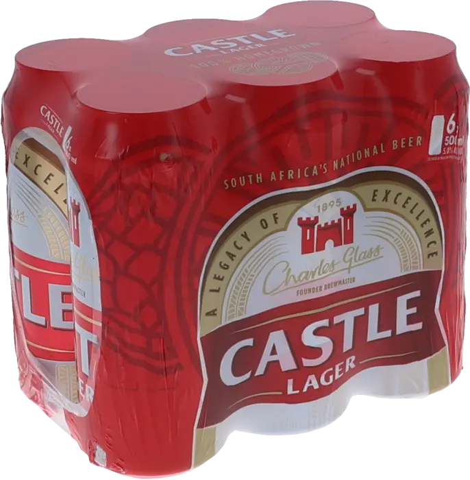 Picture of CASTLE LAGER CAN 500ML x 6