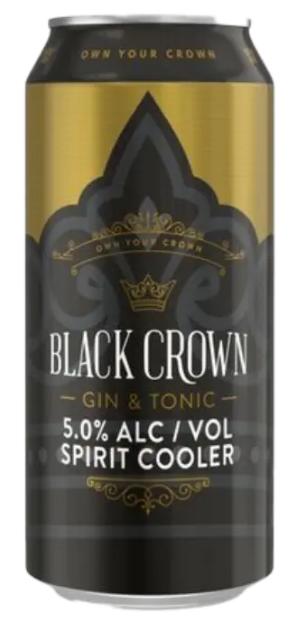 Picture of BLACK CROWN GIN & TONIC 440ML