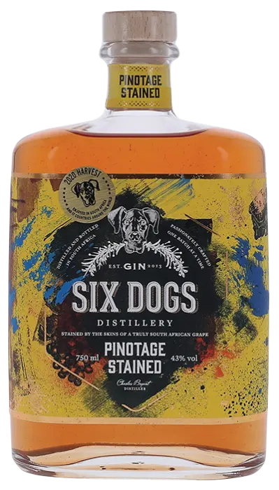 Picture of SIX DOGS PINOTAGE STAINED 750ML