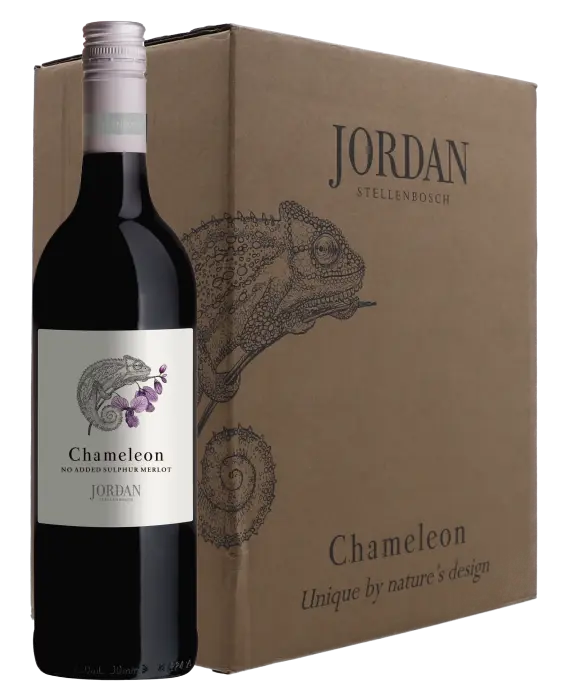 Picture of JORDAN CHAMELEON NO ADDED SULPHUR MERLOT 750ML x 6