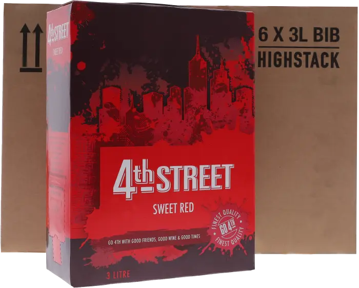 Picture of 4TH STREET NATURAL SWEET RED 3000ML x 6