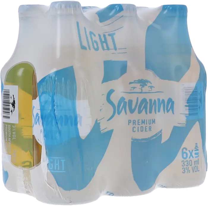 Picture of SAVANNA LIGHT NRB 330ML x 6