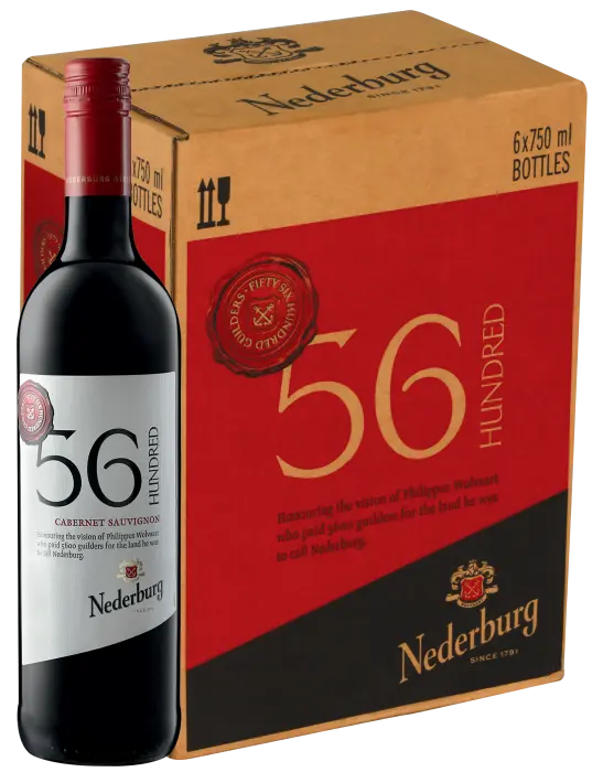 Picture of NEDERBURG 56HUNDRED CABERNET SAUVIGNON 750ML x 6